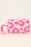 Leopard print cosmetic makeup travel bag