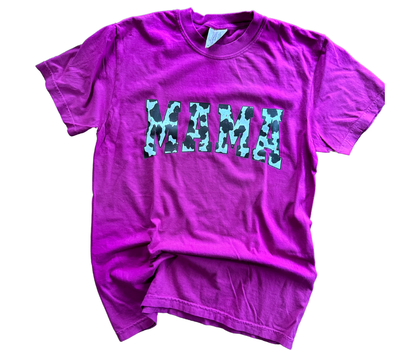 Cow Print Mama Graphic Tee