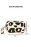 Leopard print cosmetic makeup travel bag