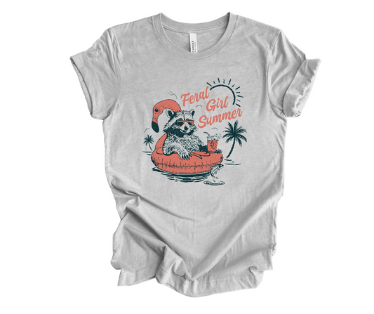 Feral Girl Summer Bella+Canvas Graphic Tee